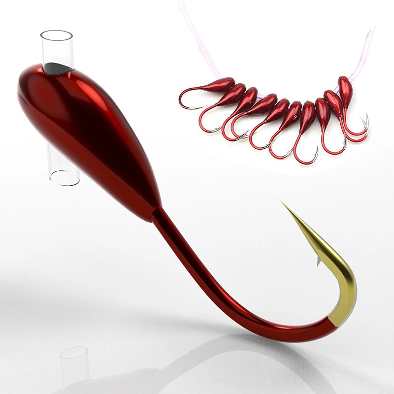 Fishing Hook Offset - 10/20PCS Winter Eis Angeln Haken High