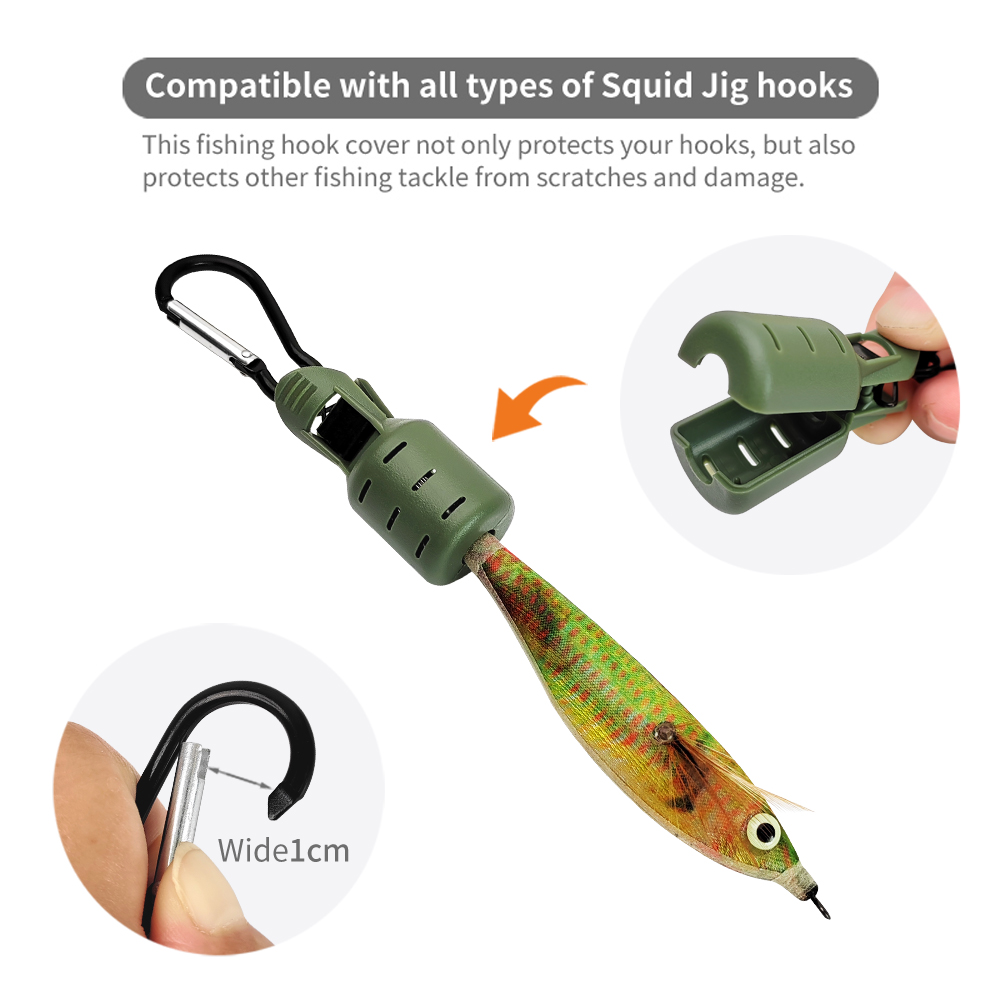 Tintenfisch-Jig-Hakenabdeckung – Fishing Hook Jig Bewertung und Preis