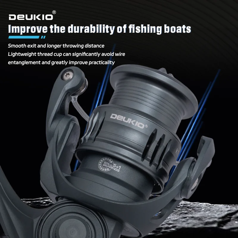 DEUKIO Leichte Spinnrolle Ange – Abu Garcia Reel Max Bewertung und Preis
