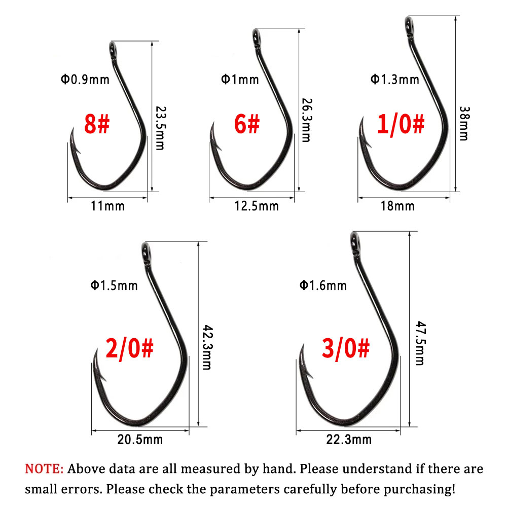 Wifreo 20 Stück V-förmige Wels – Fishing Hook Offset Bewertung und Preis